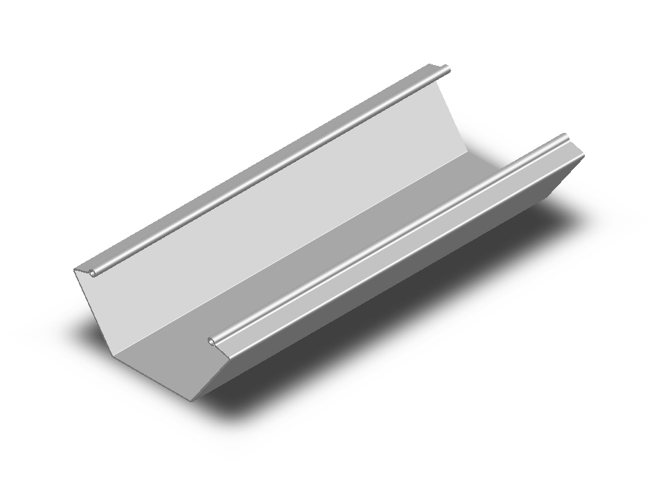 ROUND CLIPPED GUTTER